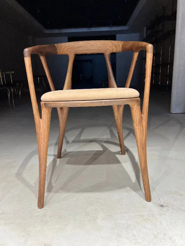 Italian-Style Solid Walnut Dining Chair