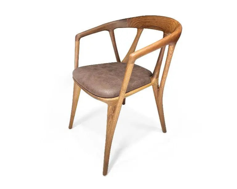 Italian-Style Solid Walnut Dining Chair