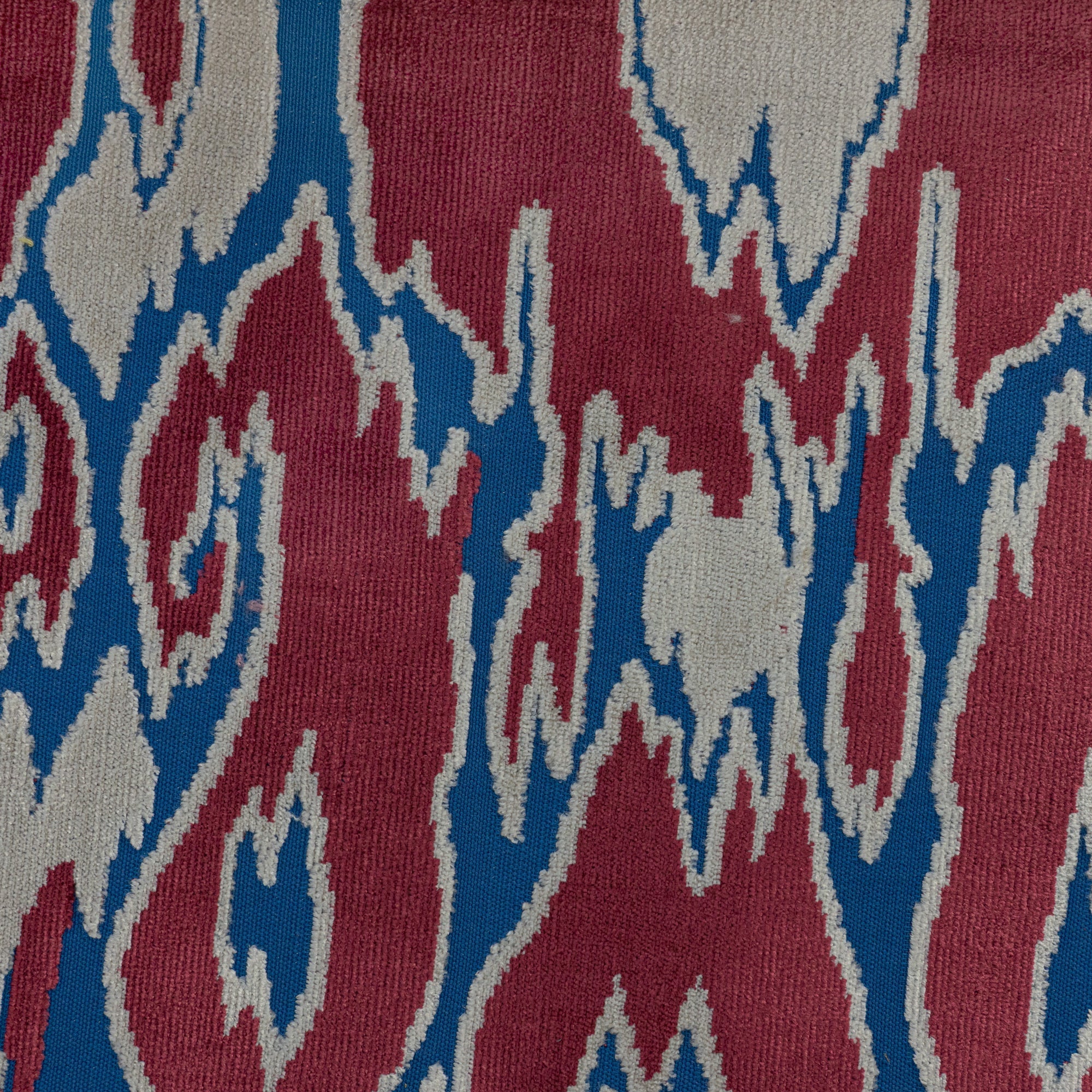 MALDIVES - ABSTRACT DESIGNER PATTERN CUT VELVET UPHOLSTERY FABRIC BY THE YARD