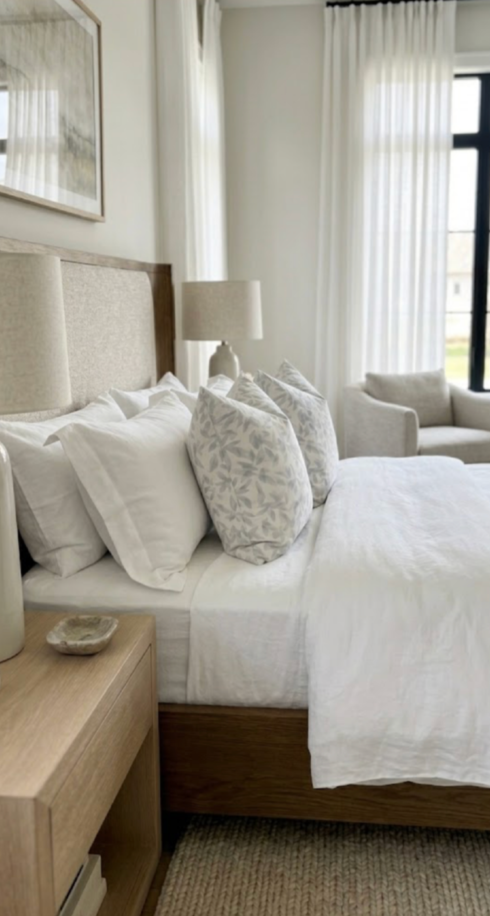 Marbella Pillow Cover in Smoke