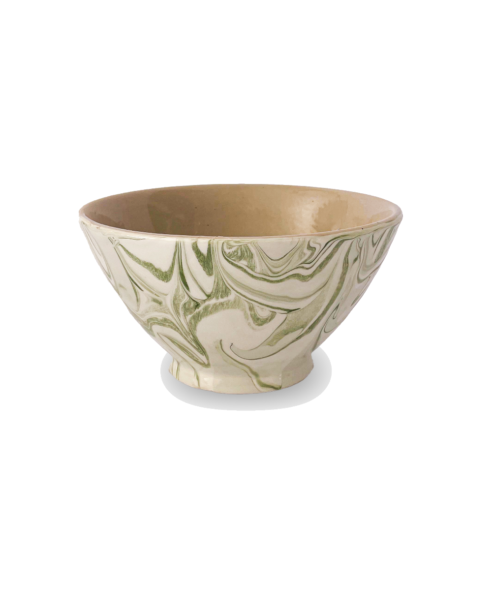 Marbled Olive Ramen Bowl - Set of 4