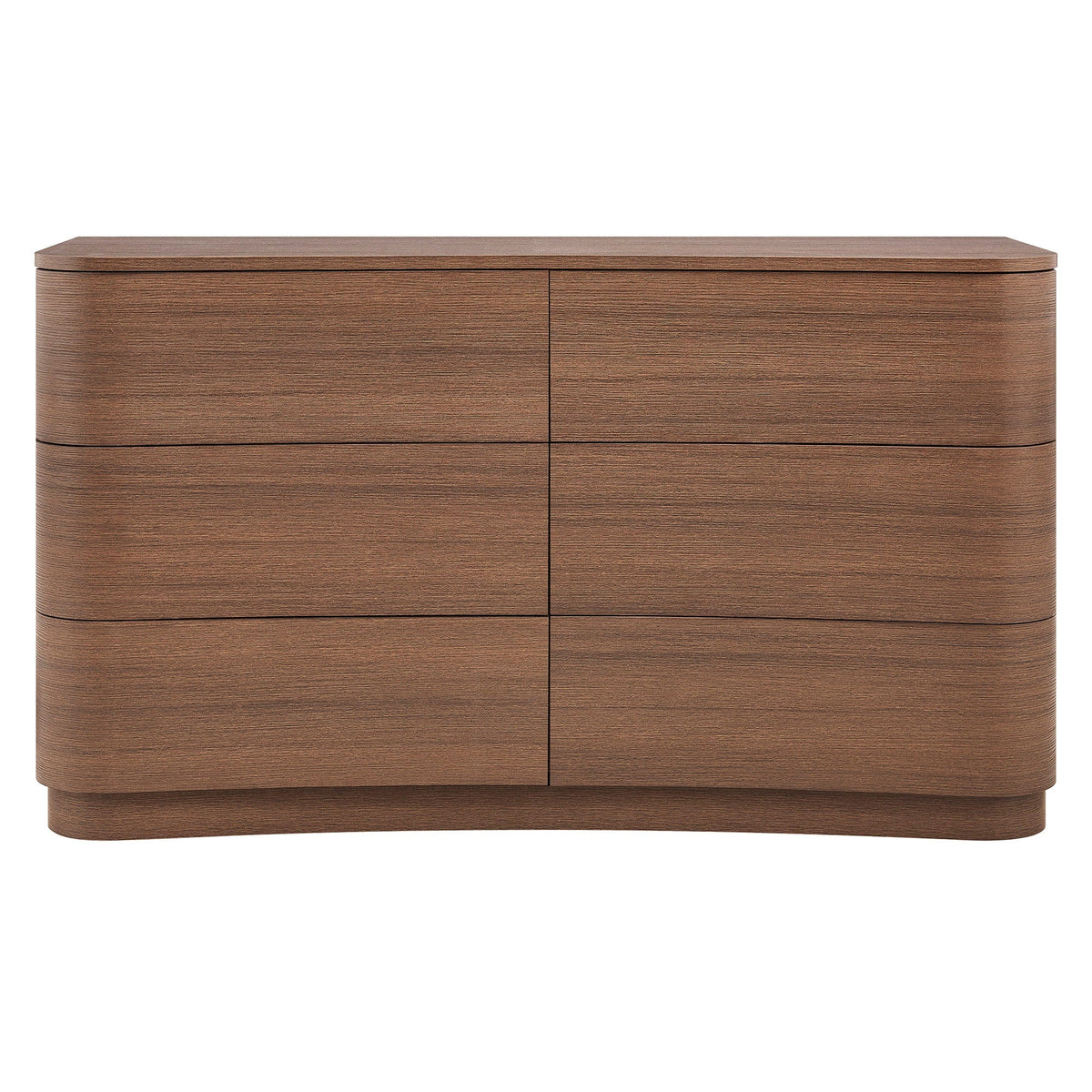 Mirae 6-Drawer Curved Dresser by Modway