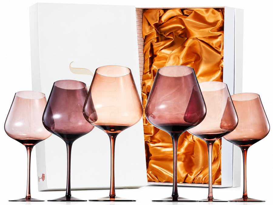 Venus Stemmed Wine Glasses — Set of 6