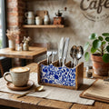 House of Avana Mango Wood Cutlery Stand
