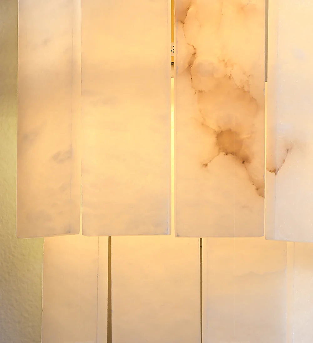 Alabaster 2 Layer Wall Lamp