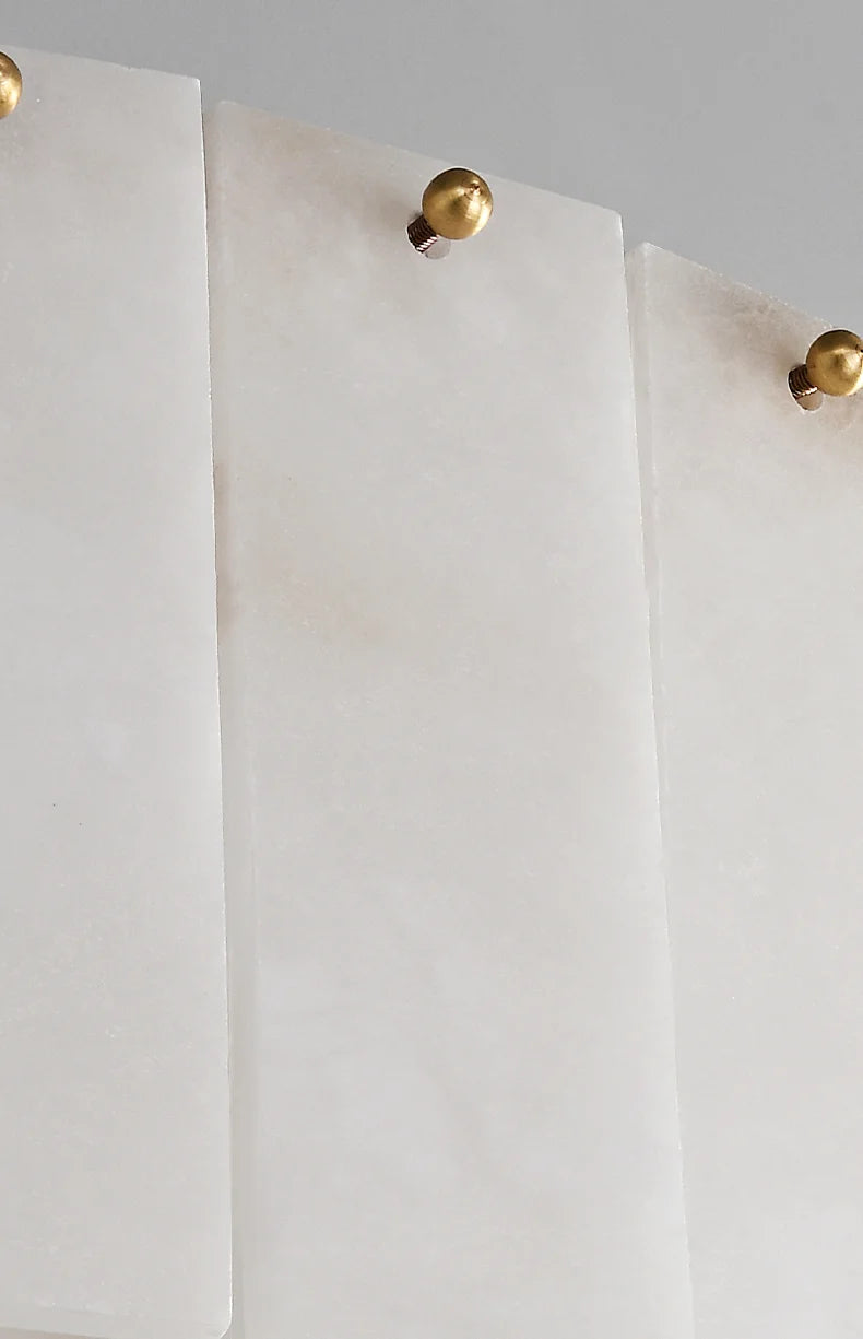 Alabaster 2 Layer Wall Lamp