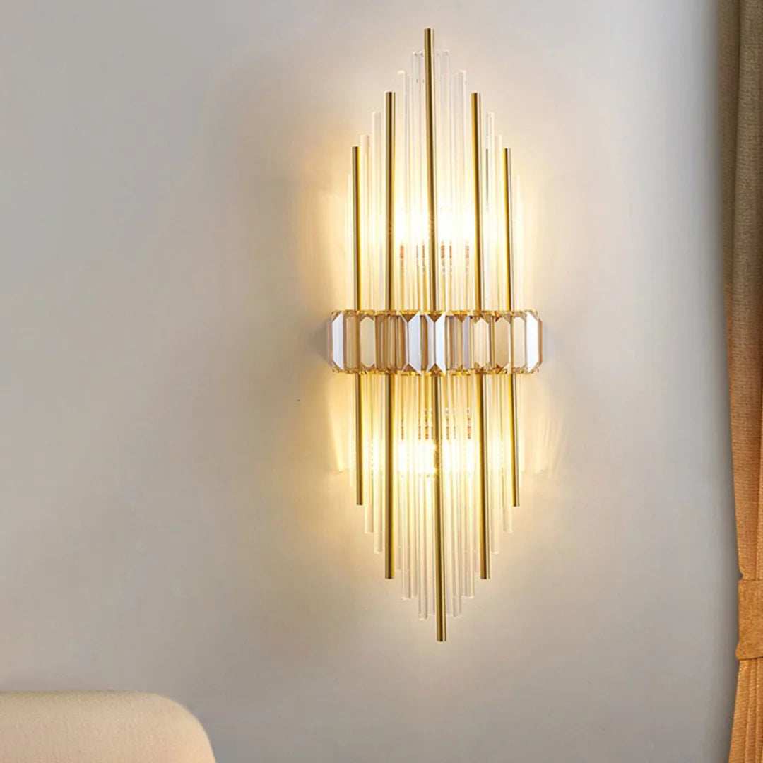 Crystal Rod Marsily Vertical Wall Lamp