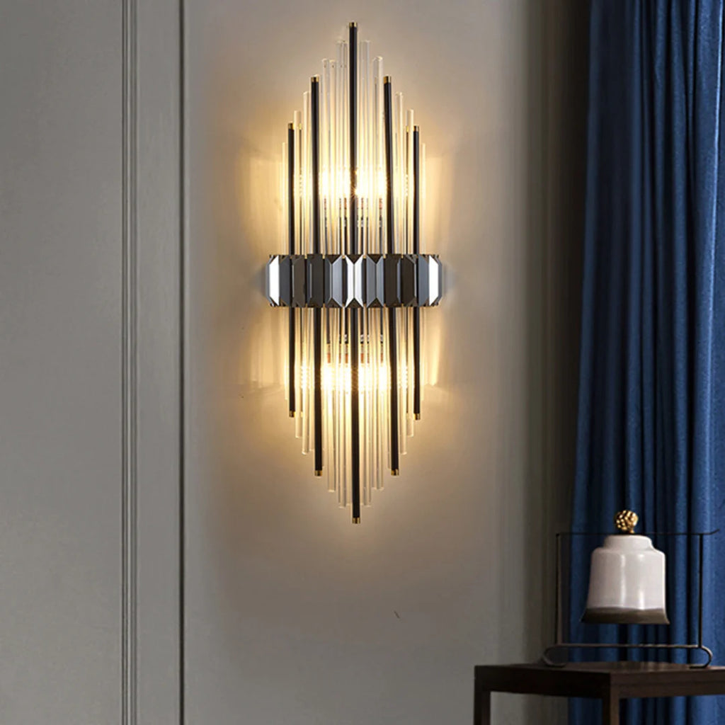 Crystal Rod Marsily Vertical Wall Lamp