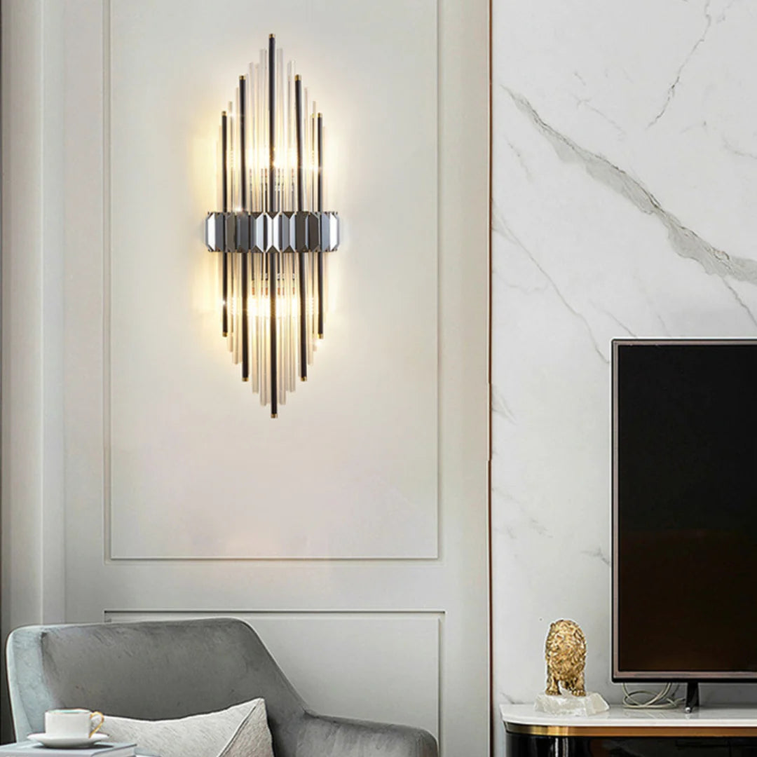 Crystal Rod Marsily Vertical Wall Lamp