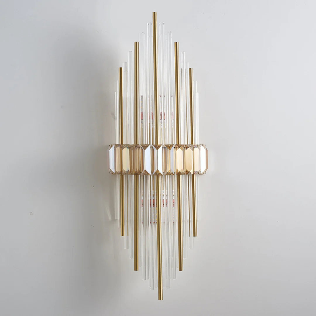 Crystal Rod Marsily Vertical Wall Lamp