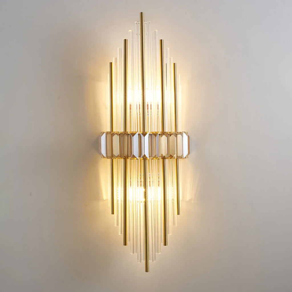 Crystal Rod Marsily Vertical Wall Lamp