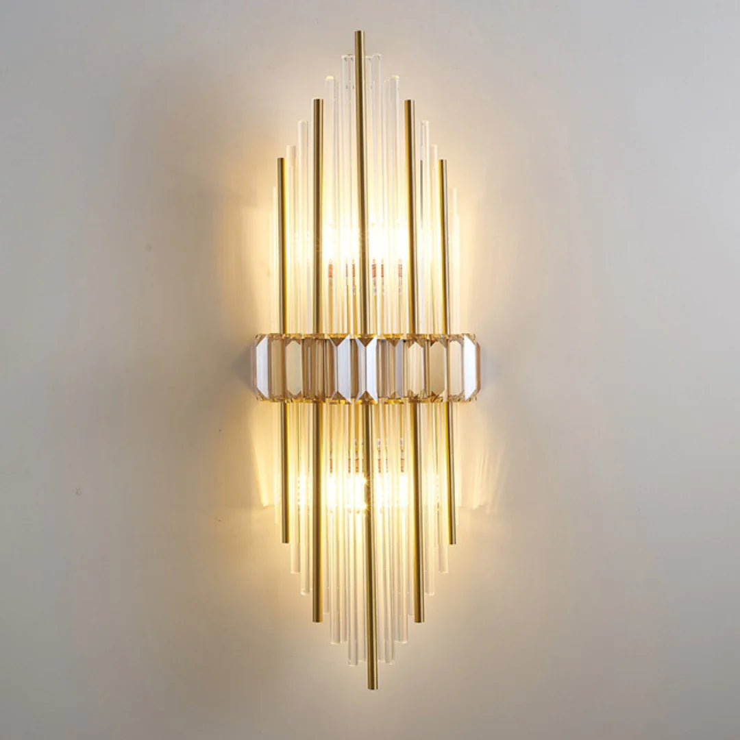 Crystal Rod Marsily Vertical Wall Lamp