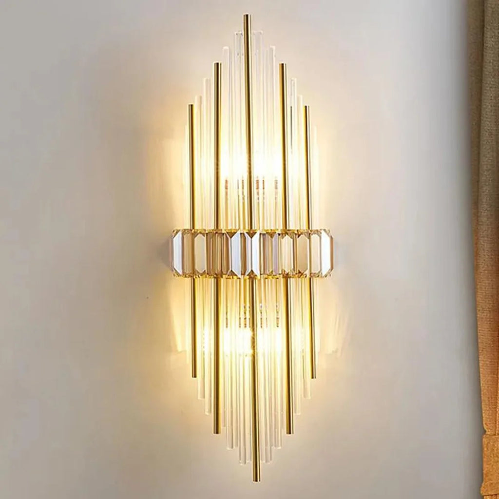 Crystal Rod Marsily Vertical Wall Lamp