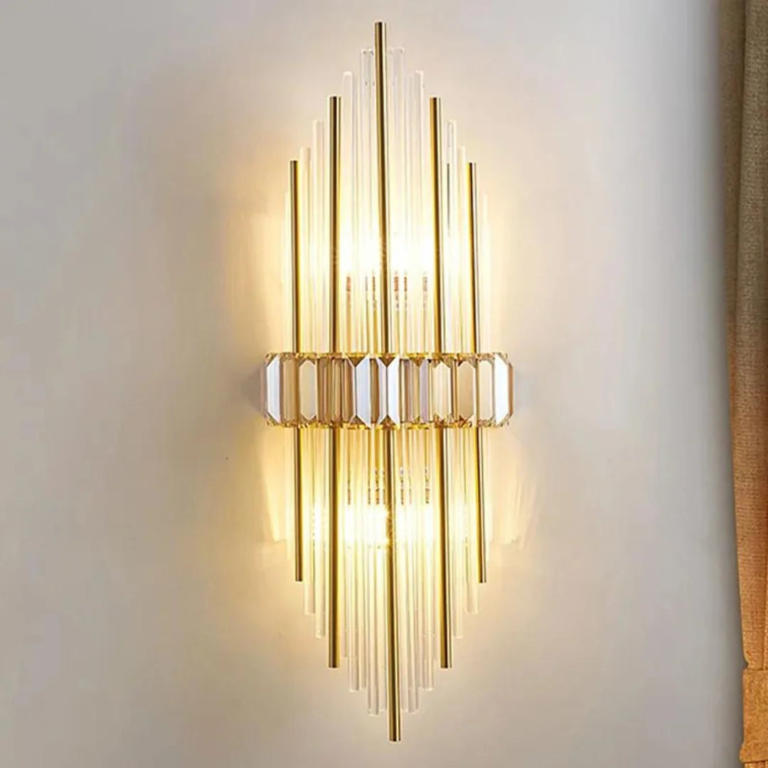Crystal Rod Marsily Vertical Wall Lamp