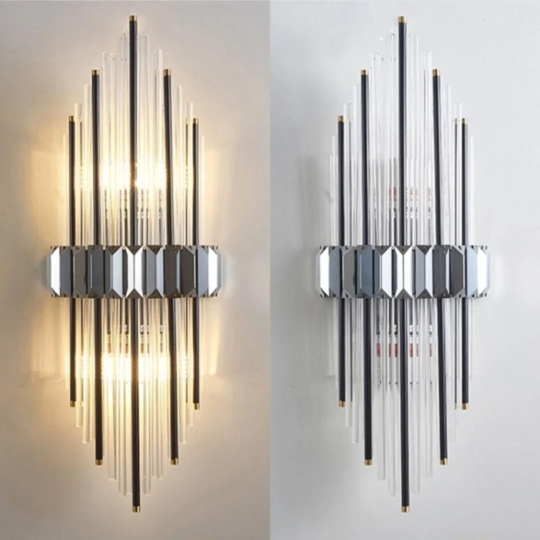 Crystal Rod Marsily Vertical Wall Lamp