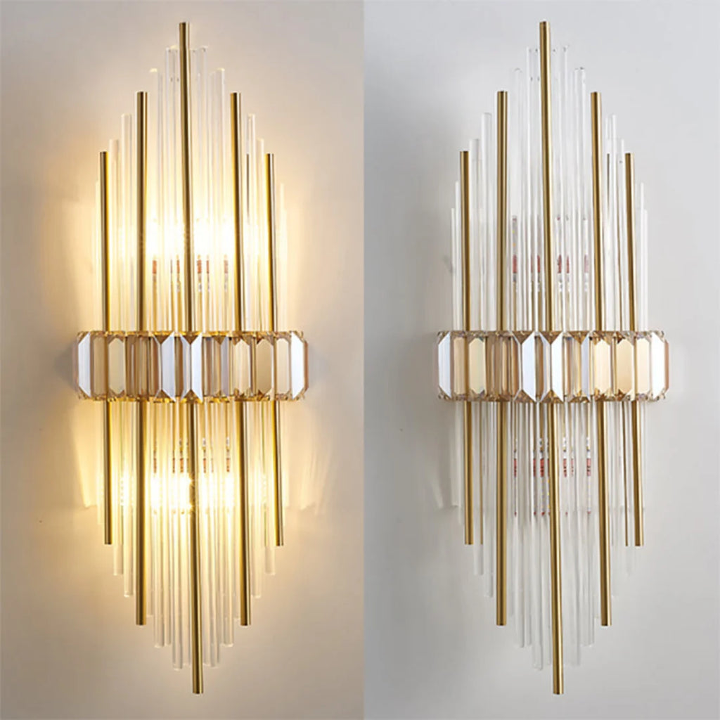 Crystal Rod Marsily Vertical Wall Lamp