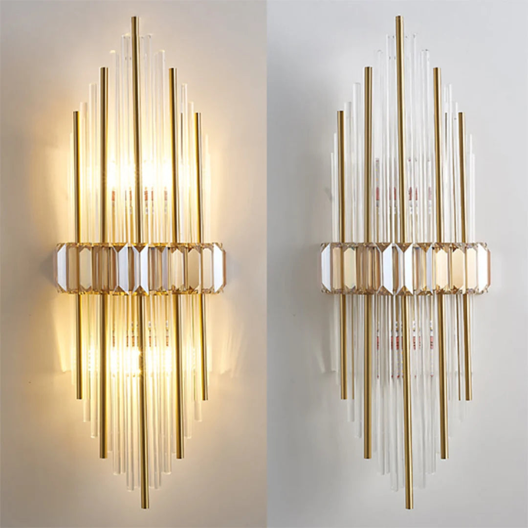 Crystal Rod Marsily Vertical Wall Lamp