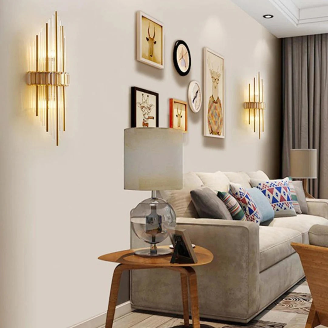 Crystal Rod Marsily Vertical Wall Lamp