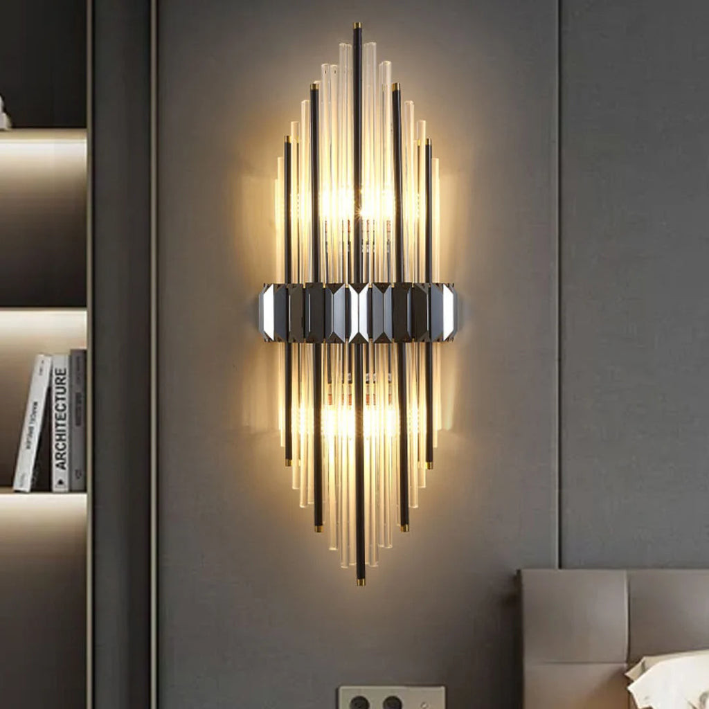 Crystal Rod Marsily Vertical Wall Lamp