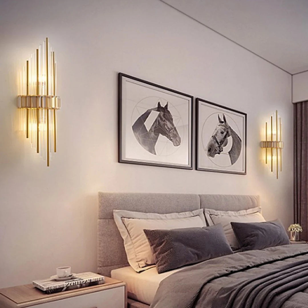 Crystal Rod Marsily Vertical Wall Lamp