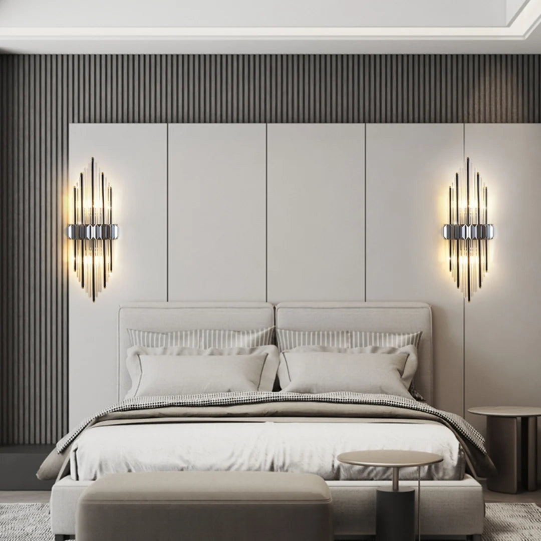 Crystal Rod Marsily Vertical Wall Lamp