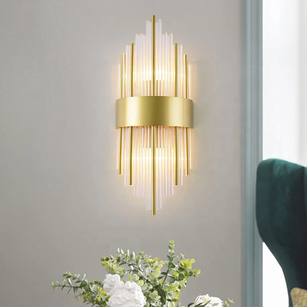 Cylinder Crystal Melanie Wall Lamp