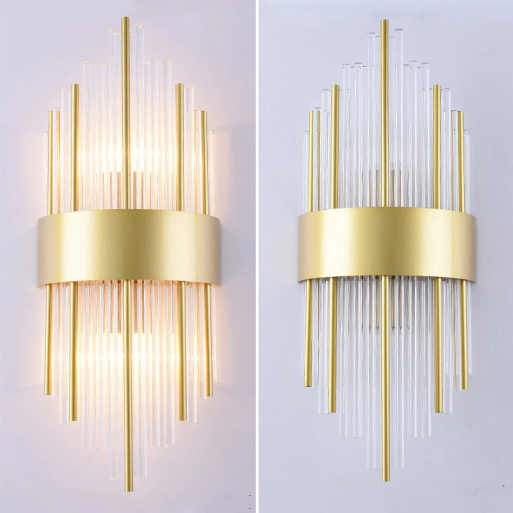 Cylinder Crystal Melanie Wall Lamp