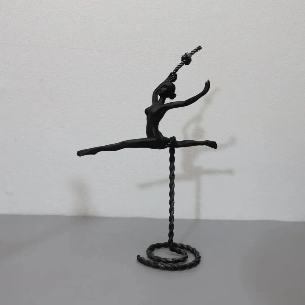 Metal Figure Sculpture Giacometti Style for Your Living Room