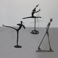 Metal Figure Sculpture Giacometti Style for Your Living Room