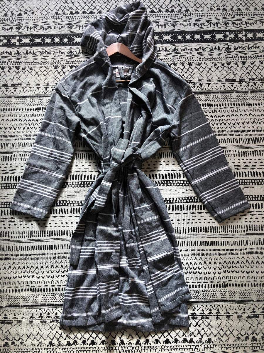 Mexico City Cotton Hooded Robe