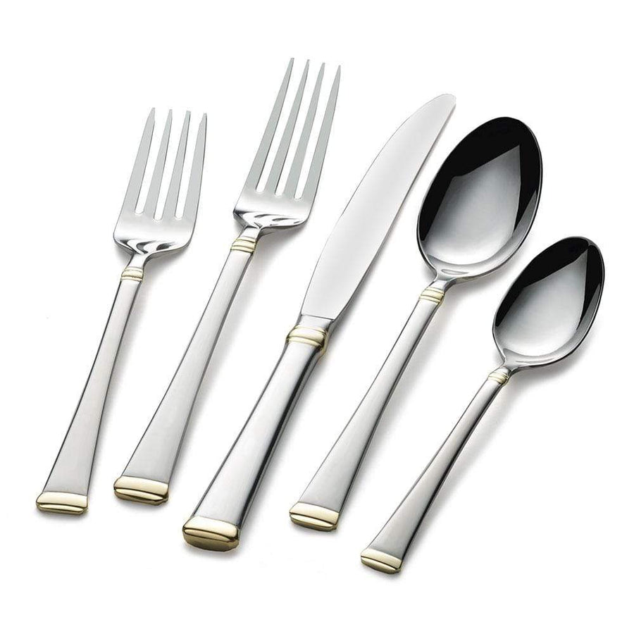 Mikasa Gold Accent Harmony 65-Piece Flatware Set — Service for 12