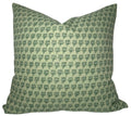 Mimi Floral Pillow Cover in Green, Thibaut Pillows