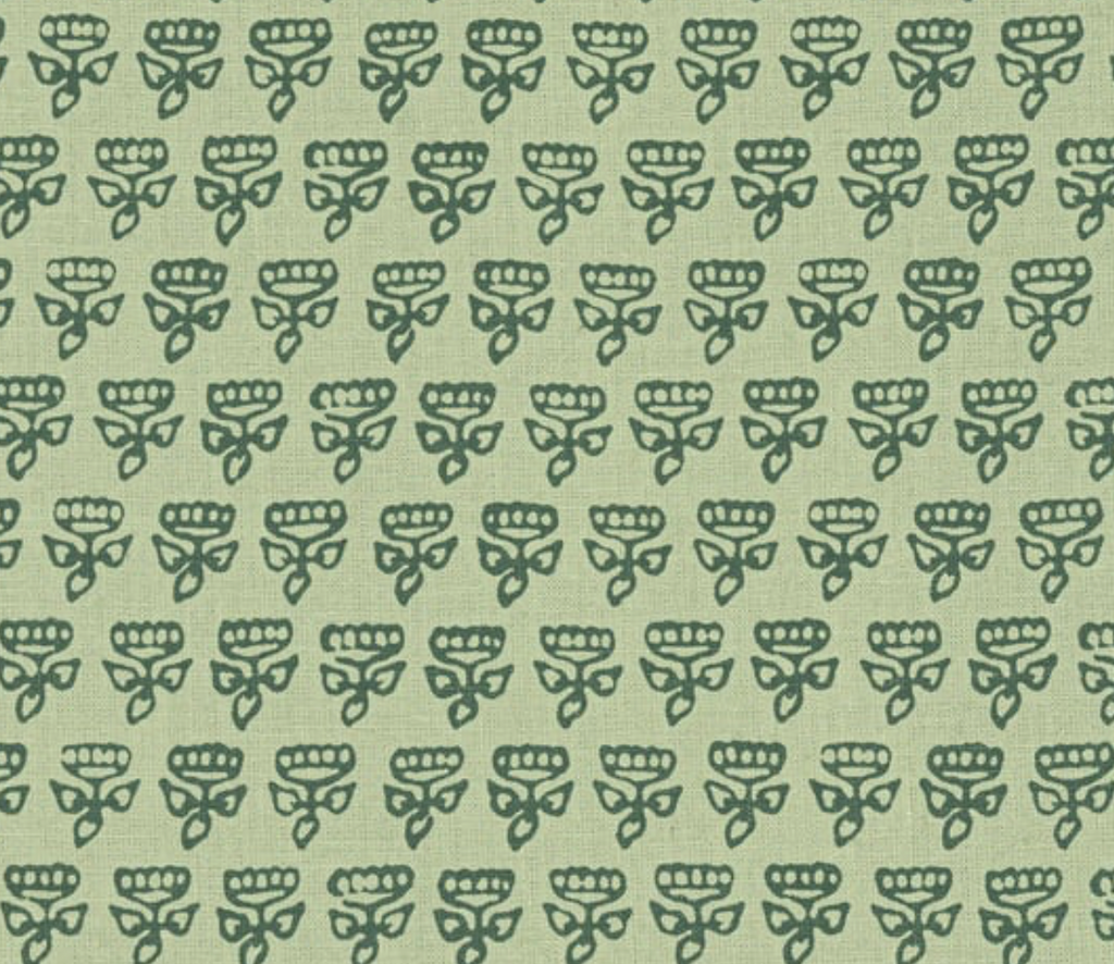 Mimi Floral Pillow Cover in Green, Thibaut Pillows