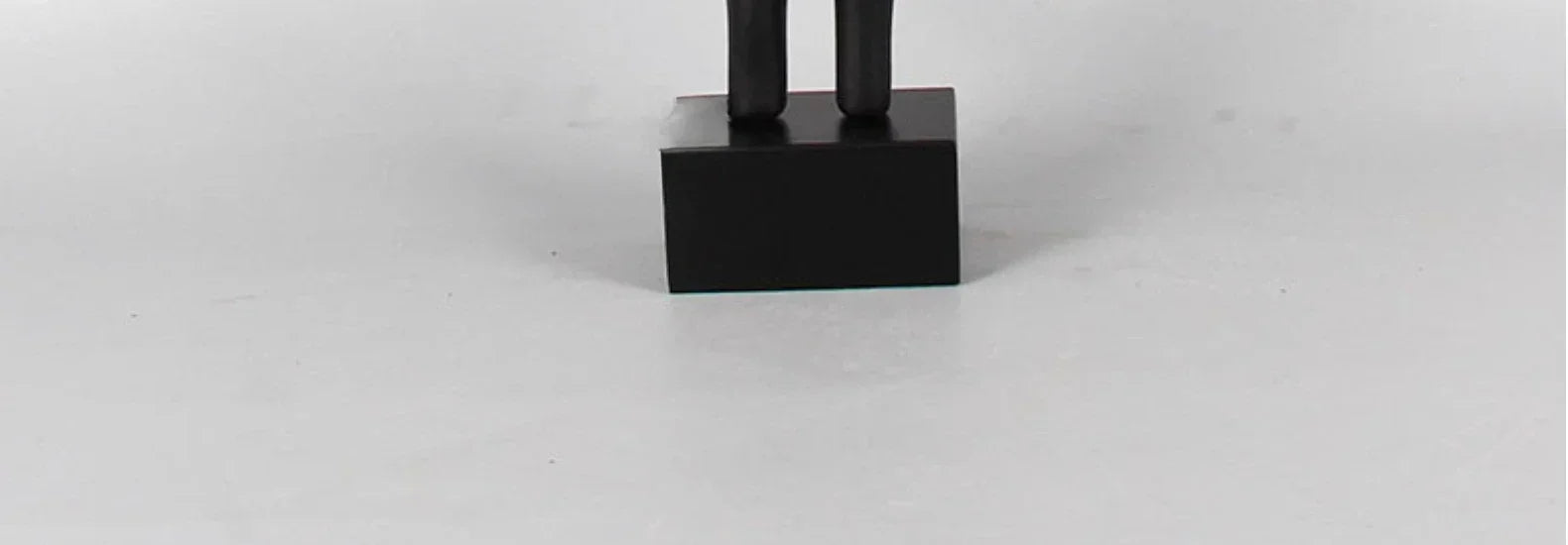 Modern Abstract Black Sculpture Statue for Contemporary Home Decor