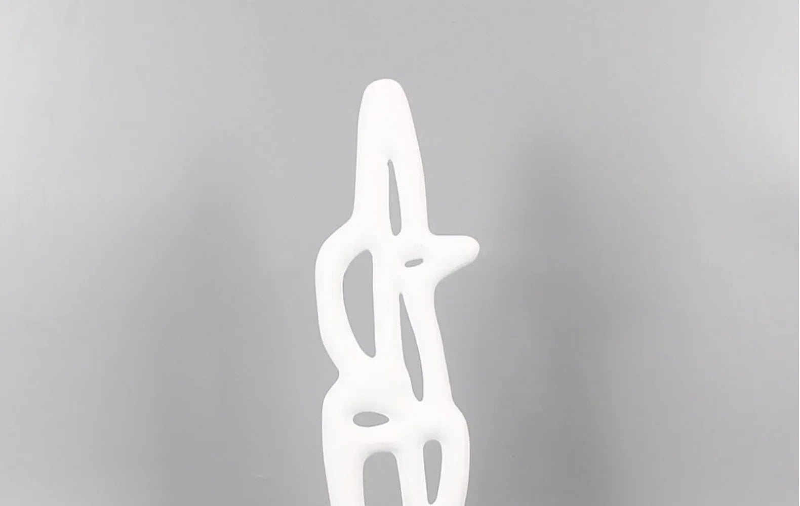 Modern Abstract Black Sculpture Statue for Contemporary Home Decor