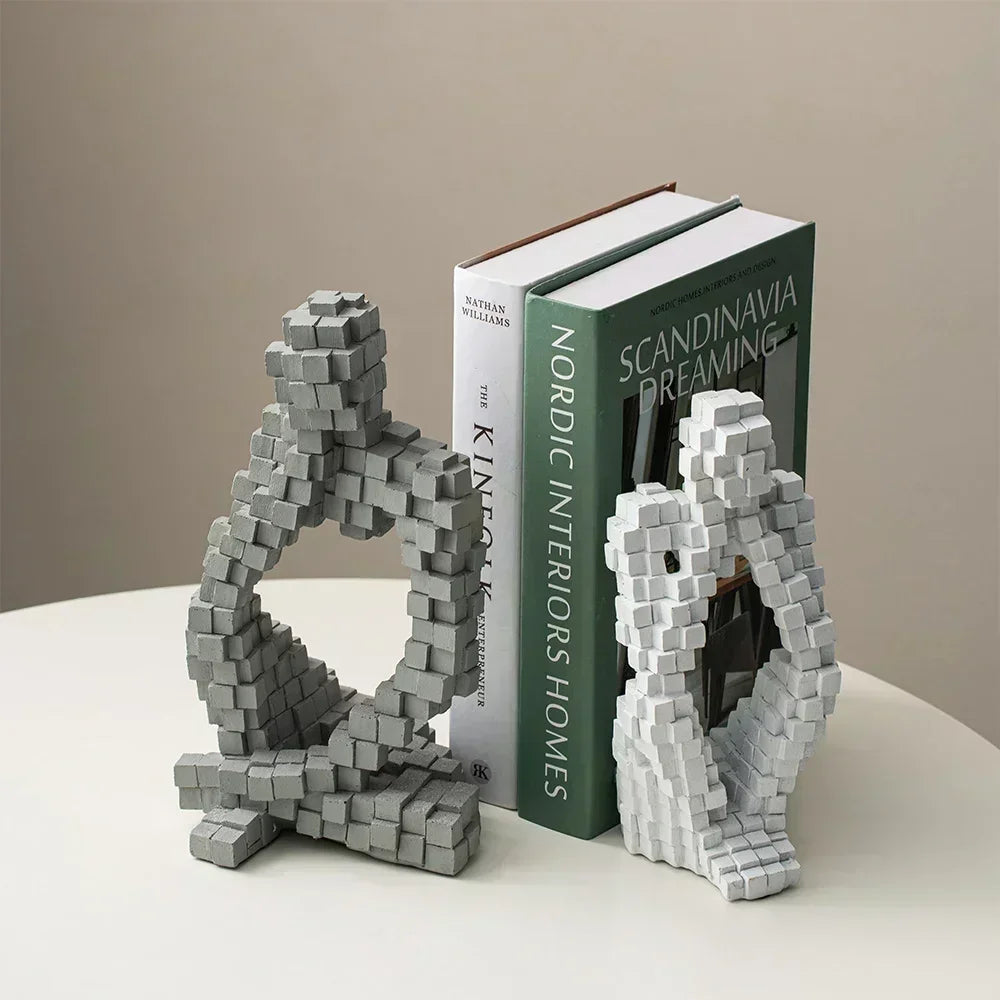 Modern Abstract Thinker Figurine Sculpture