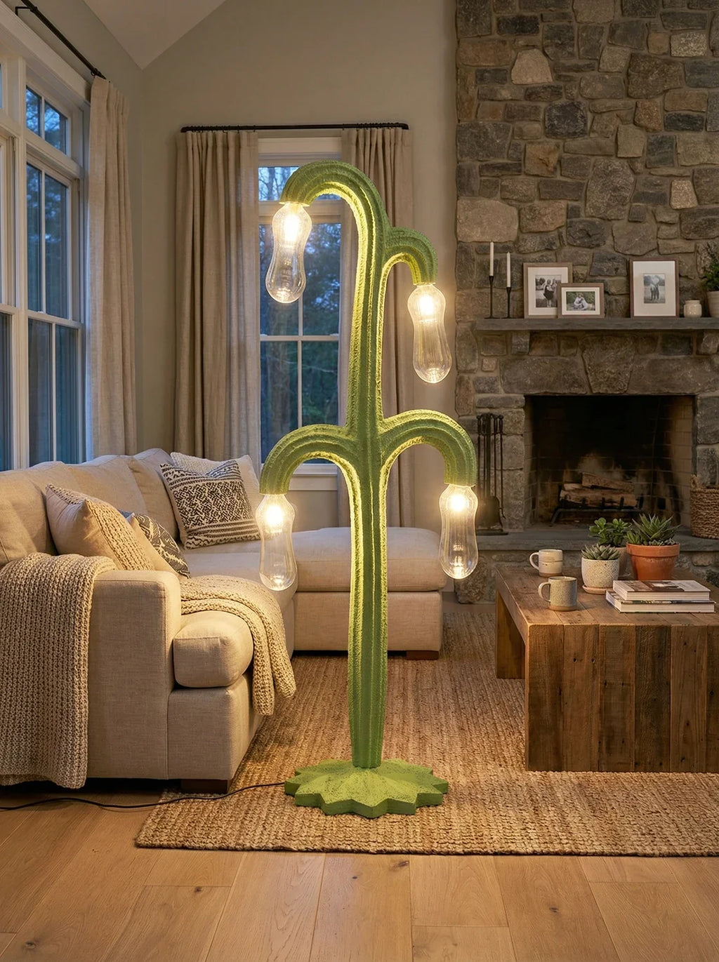 Modern Cactus Floor Lamp