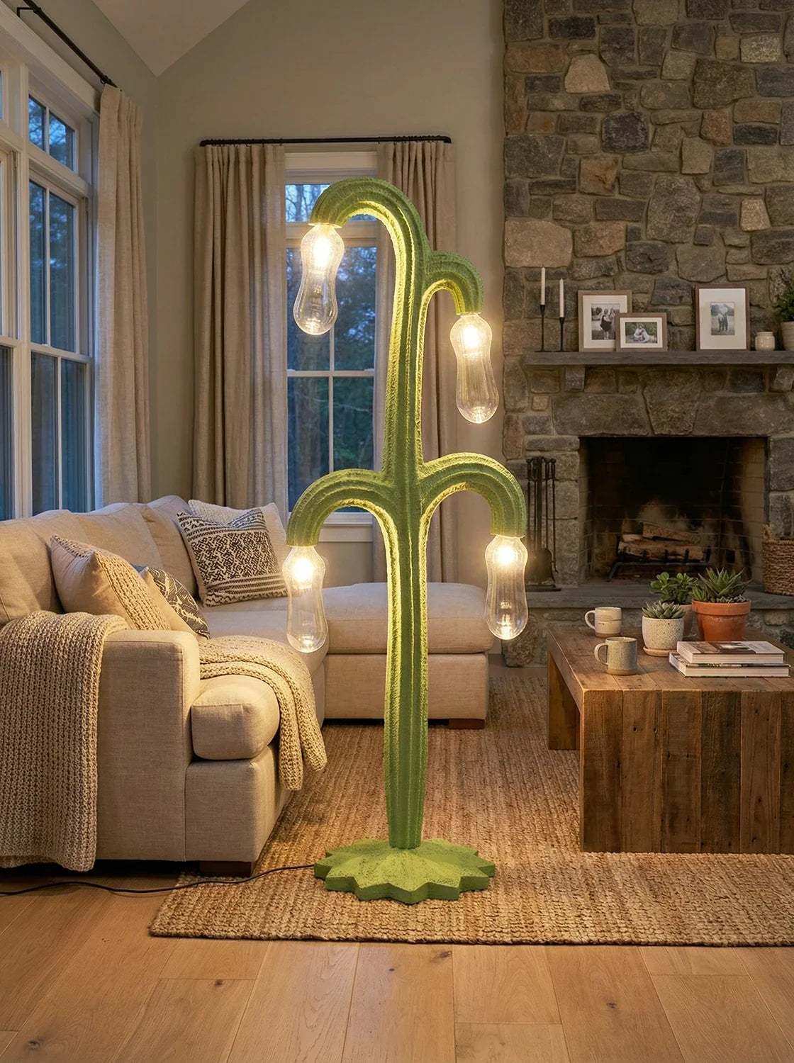 Modern Cactus Floor Lamp
