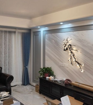 Plum Blossoms Wall Lamp