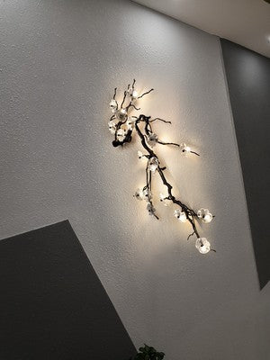 Plum Blossoms Wall Lamp