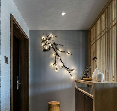 Plum Blossoms Wall Lamp