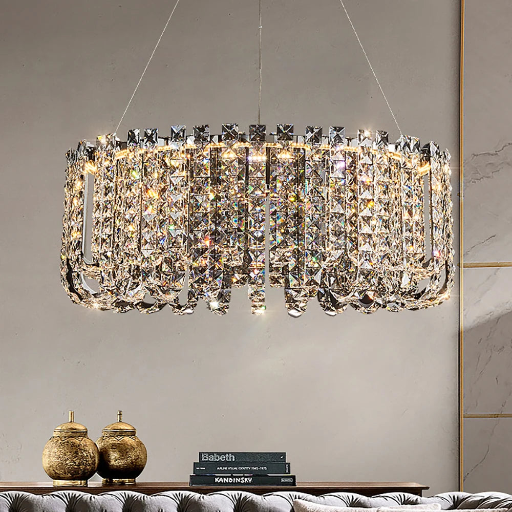 Luxurious Liora Crystal Tassel Chandelier