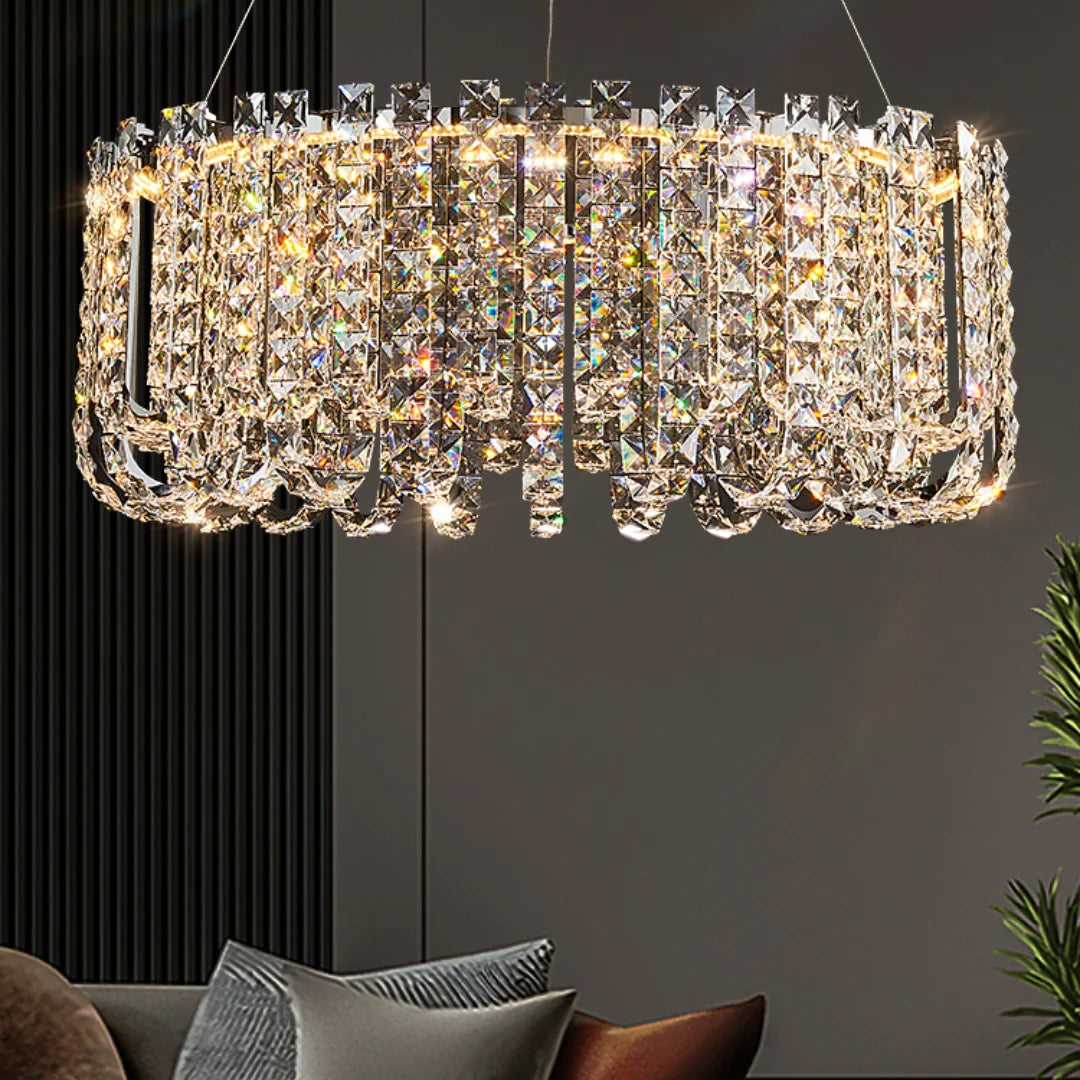 Luxurious Liora Crystal Tassel Chandelier