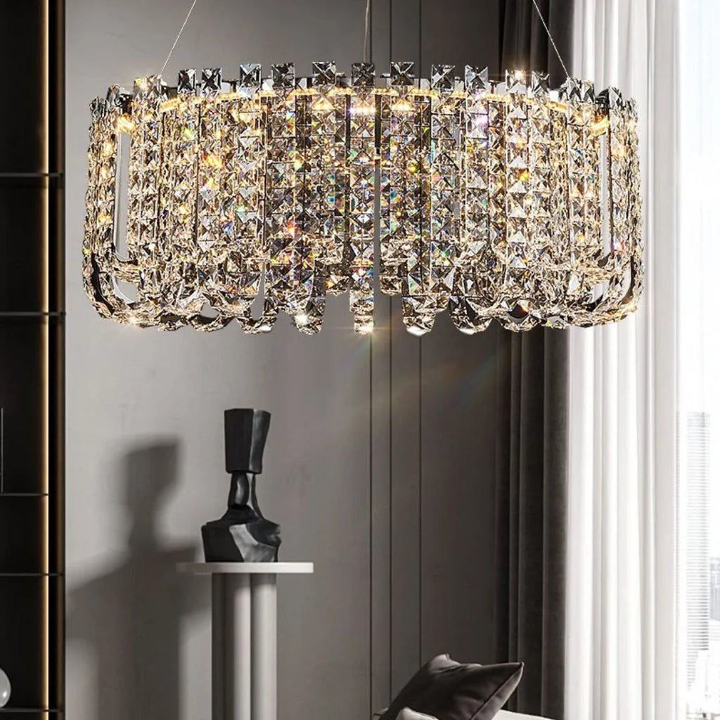 Luxurious Liora Crystal Tassel Chandelier