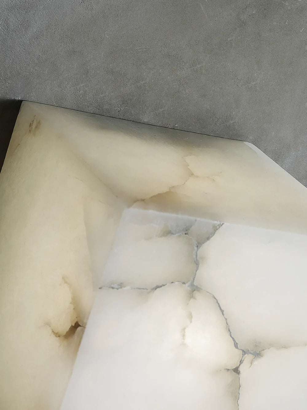 Modern Square Alabaster Wall Lamp