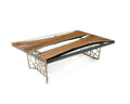 Voronoi Walnut & Resin River Coffee Table