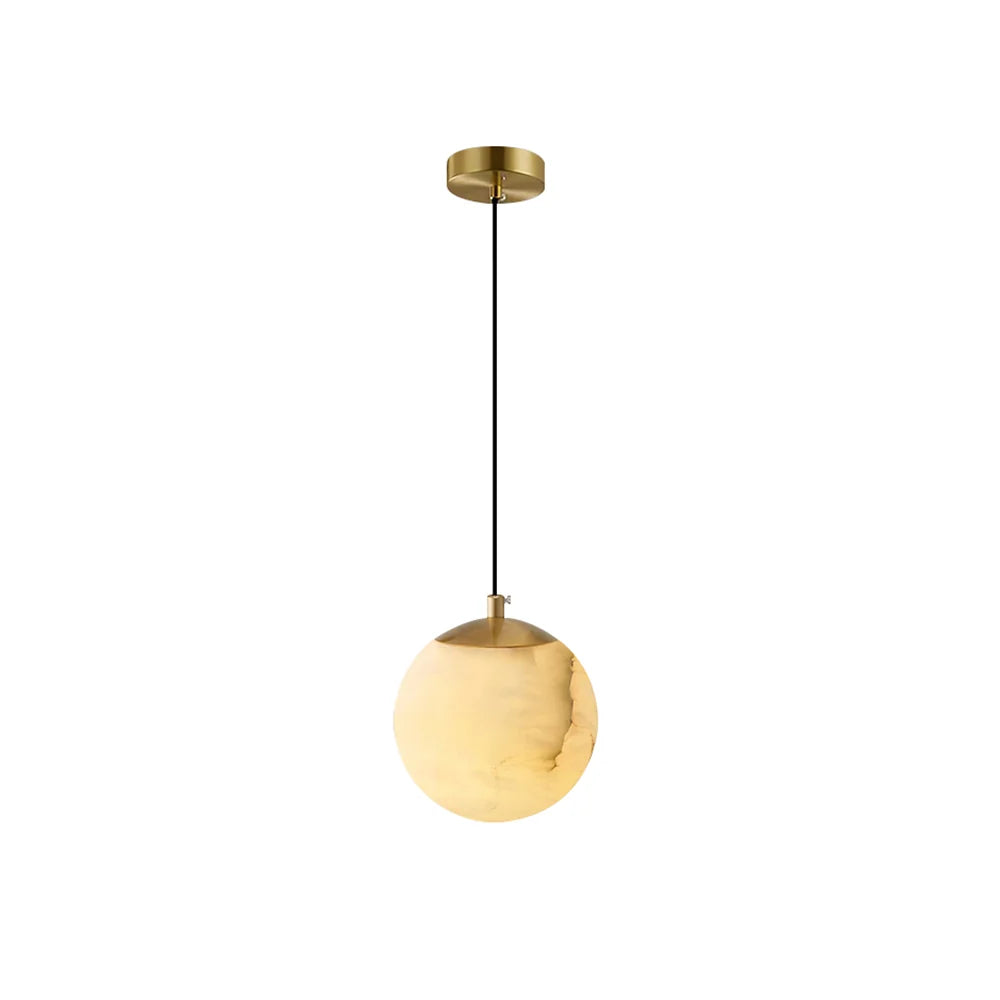 Moon Alabaster Pendant Light