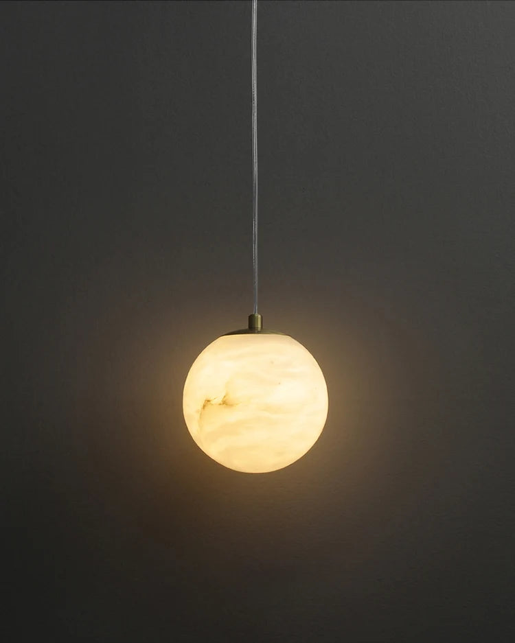 Moon Alabaster Pendant Light