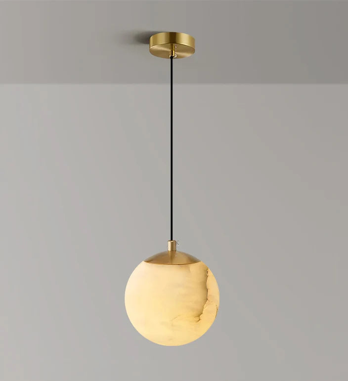 Moon Alabaster Pendant Light