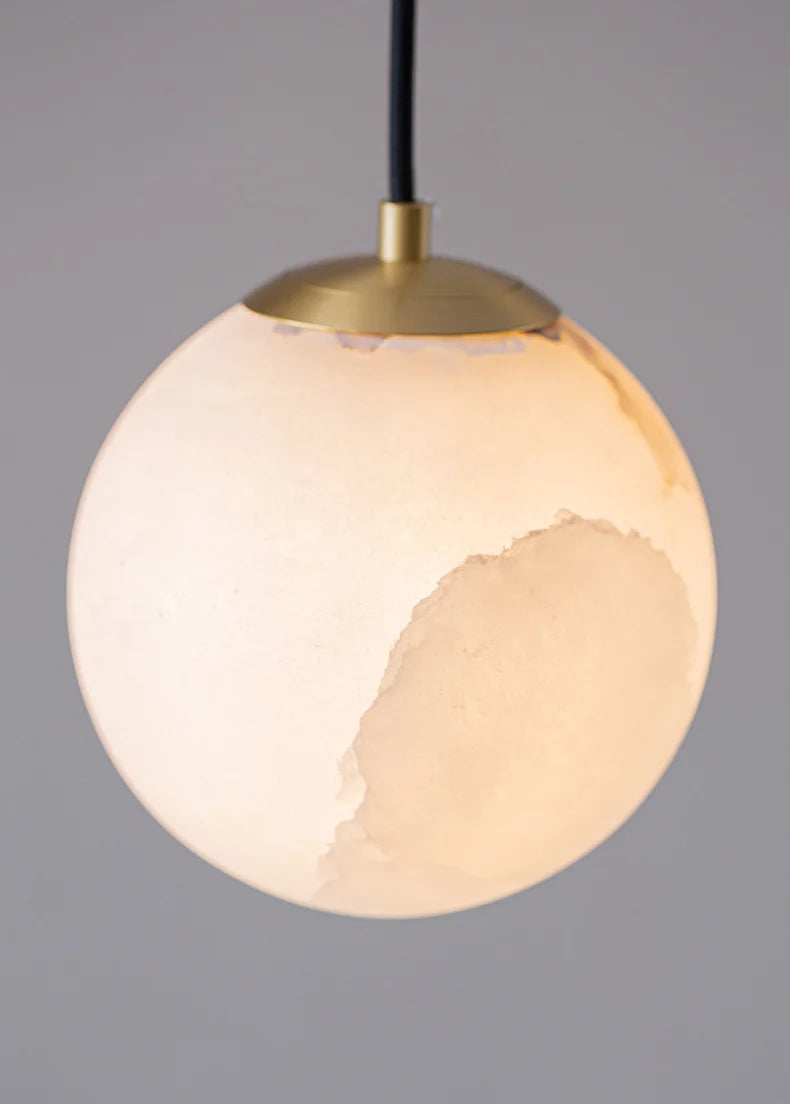 Moon Alabaster Pendant Light